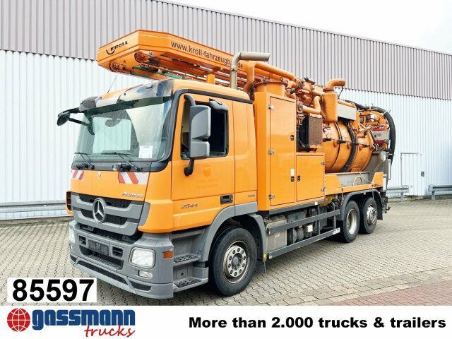 Mercedes-Benz Actros 2544 L 6x2, Lenkachse, Kroll - سياره كنس شوارع: صورة 1 Mercedes-Benz Actros 2544 L 6x2, Lenkachse, Kroll - سياره كنس شوارع: صورة 1