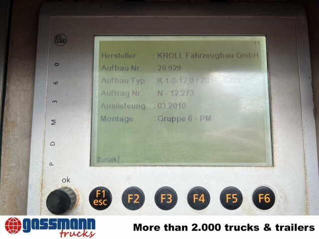 سياره كنس شوارع Mercedes-Benz Actros 2544 L 6x2, Lenkachse, Kroll: صورة 7