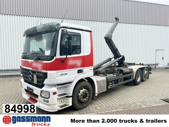 Mercedes-Benz Actros 2546 L 6x2/48, Lift-/Lenkachse, RK 20.70 - شاحنة ذات خطاف: صورة 1 Mercedes-Benz Actros 2546 L 6x2/48, Lift-/Lenkachse, RK 20.70 - شاحنة ذات خطاف: صورة 1