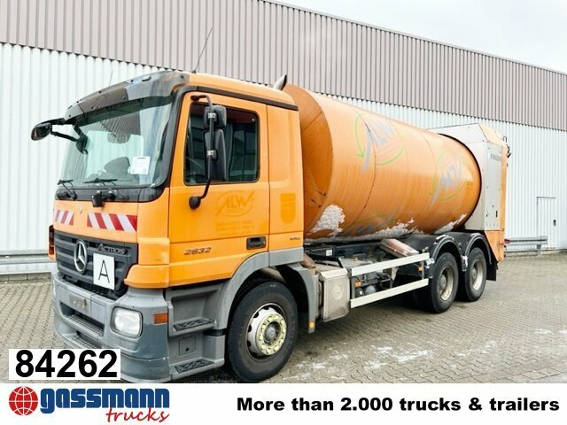 Mercedes-Benz Actros 2632/41 6x4, FAUN Rotopress 520, - شاحنة النفايات: صورة 1 Mercedes-Benz Actros 2632/41 6x4, FAUN Rotopress 520, - شاحنة النفايات: صورة 1
