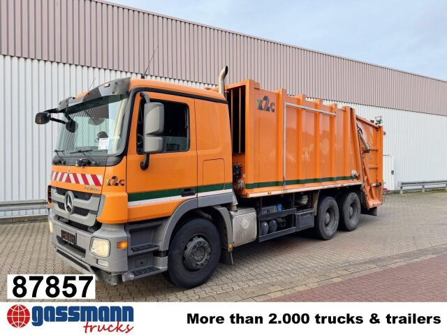 Mercedes-Benz Actros 2641/48 L 6x4, Haller M21X2C, Zöller - شاحنة النفايات: صورة 1 Mercedes-Benz Actros 2641/48 L 6x4, Haller M21X2C, Zöller - شاحنة النفايات: صورة 1