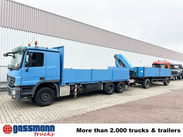 Mercedes-Benz Actros 2741 L 6x4, Twist-Lock ausz. auf 3m, - شاحنات مسطحة, شاحنة كرين: صورة 5 Mercedes-Benz Actros 2741 L 6x4, Twist-Lock ausz. auf 3m, - شاحنات مسطحة, شاحنة كرين: صورة 5