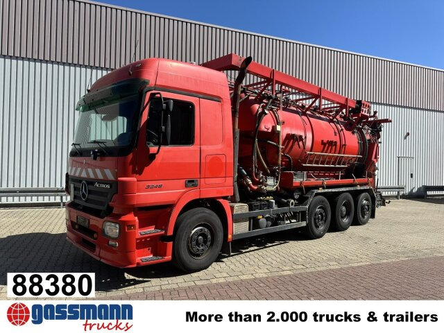 Mercedes-Benz Actros 3246 L 8x2, Hellmers Saug- und Spülwagen - سياره كنس شوارع: صورة 1 Mercedes-Benz Actros 3246 L 8x2, Hellmers Saug- und Spülwagen - سياره كنس شوارع: صورة 1