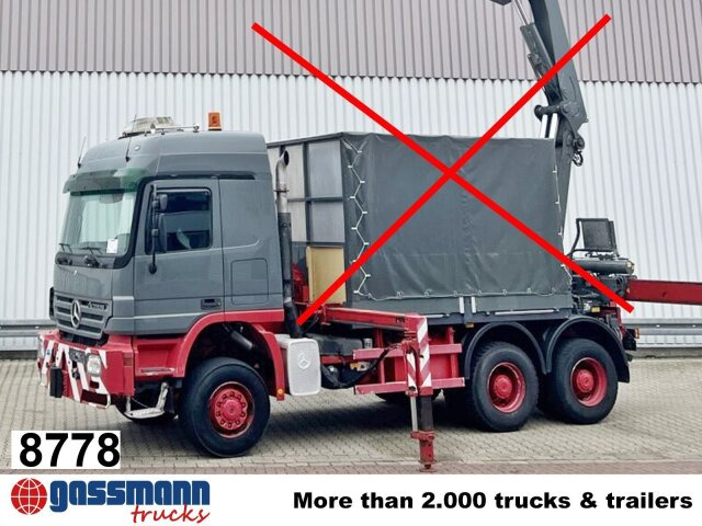 Mercedes-Benz Actros 3346 AK 6x6 - شاحنة هيكل كابينة: صورة 1 Mercedes-Benz Actros 3346 AK 6x6 - شاحنة هيكل كابينة: صورة 1
