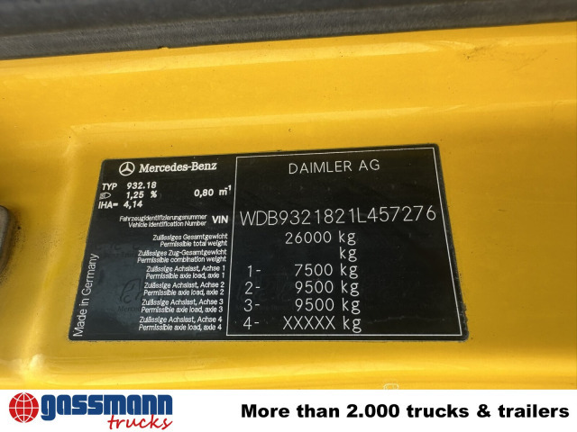 Mercedes-Benz Actros 3348 AK 6x6, Bordmatik links - شاحنة قلاب: صورة 4 Mercedes-Benz Actros 3348 AK 6x6, Bordmatik links - شاحنة قلاب: صورة 4