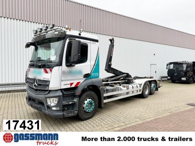 Mercedes-Benz Antos 2536/43 L 6x2, Liftachse, Hiab XR 21S61 - شاحنة ذات خطاف: صورة 1 Mercedes-Benz Antos 2536/43 L 6x2, Liftachse, Hiab XR 21S61 - شاحنة ذات خطاف: صورة 1