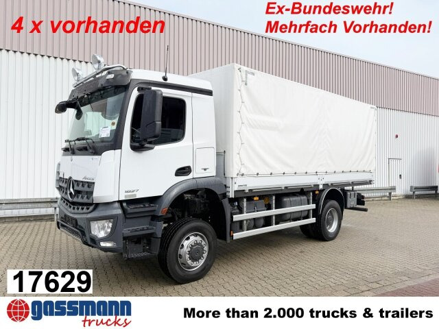 Mercedes-Benz Arocs 1827 A 4x4, Ex-Bundeswehr! - شاحنات مسطحة: صورة 1 Mercedes-Benz Arocs 1827 A 4x4, Ex-Bundeswehr! - شاحنات مسطحة: صورة 1