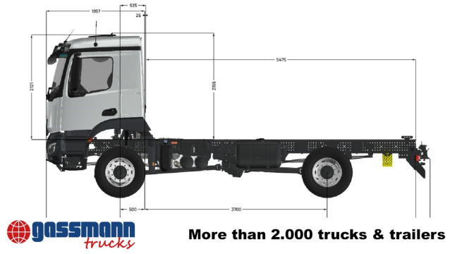 Mercedes-Benz Arocs 1830/40 A 4x4, mehrfach vorhanden! - شاحنة هيكل كابينة: صورة 2 Mercedes-Benz Arocs 1830/40 A 4x4, mehrfach vorhanden! - شاحنة هيكل كابينة: صورة 2