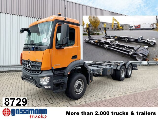 Mercedes-Benz Arocs 2633 6x4, 2x Nebenantrieb - شاحنة هيكل كابينة: صورة 1 Mercedes-Benz Arocs 2633 6x4, 2x Nebenantrieb - شاحنة هيكل كابينة: صورة 1