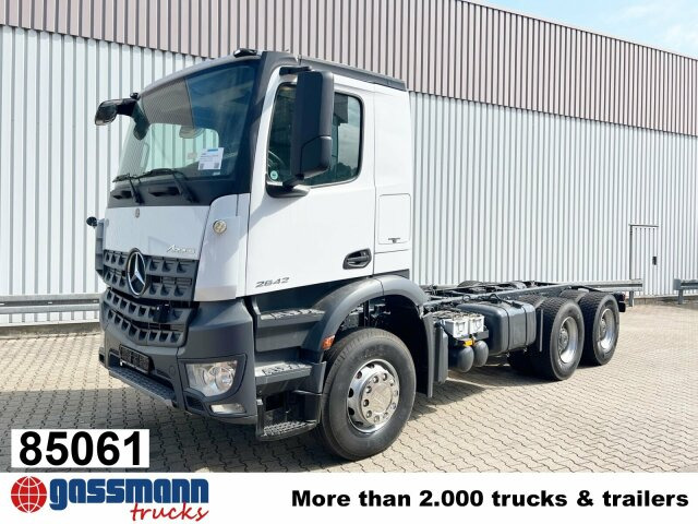 Mercedes-Benz Arocs 2642/45 K 6x4, Retarder, Motorabtrieb - شاحنة هيكل كابينة: صورة 1 Mercedes-Benz Arocs 2642/45 K 6x4, Retarder, Motorabtrieb - شاحنة هيكل كابينة: صورة 1