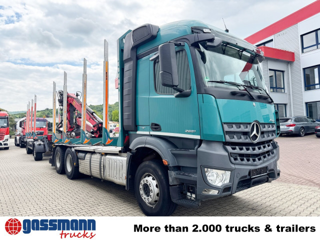 شاحنة قطع الأشجار, شاحنة كرين Mercedes-Benz Arocs 2651 L 6x4, Retarder, StreamSpace,: صورة 11