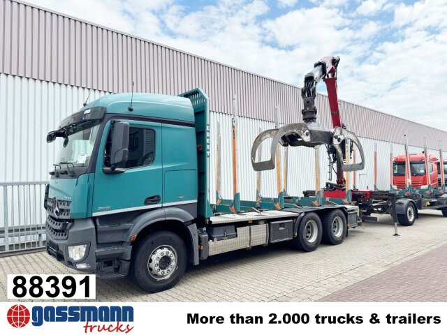Mercedes-Benz Arocs 2651 L 6x4, Retarder, StreamSpace, - شاحنة قطع الأشجار, شاحنة كرين: صورة 1 Mercedes-Benz Arocs 2651 L 6x4, Retarder, StreamSpace, - شاحنة قطع الأشجار, شاحنة كرين: صورة 1