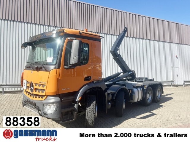 Mercedes-Benz Arocs 3243 LK 8x4/4, Motorabtrieb - شاحنة ذات خطاف: صورة 1 Mercedes-Benz Arocs 3243 LK 8x4/4, Motorabtrieb - شاحنة ذات خطاف: صورة 1