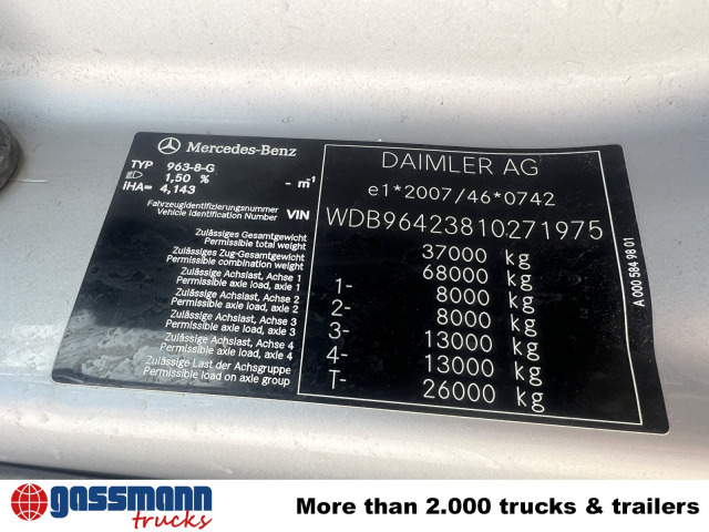 Mercedes-Benz Arocs 3251 LK 8x4/4, Retarder, Stahlmulde ca. - شاحنة التعدين: صورة 3 Mercedes-Benz Arocs 3251 LK 8x4/4, Retarder, Stahlmulde ca. - شاحنة التعدين: صورة 3