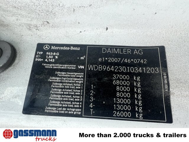 Mercedes-Benz Arocs 3253 K 8x4/4, Retarder, Stahlmulde ca. - شاحنة التعدين: صورة 2 Mercedes-Benz Arocs 3253 K 8x4/4, Retarder, Stahlmulde ca. - شاحنة التعدين: صورة 2