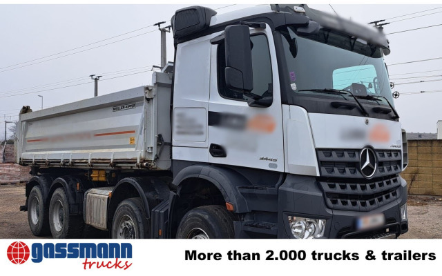 Mercedes-Benz Arocs 3445 K 8x4/4, Meiller Bordmatik links - شاحنة قلاب: صورة 2 Mercedes-Benz Arocs 3445 K 8x4/4, Meiller Bordmatik links - شاحنة قلاب: صورة 2