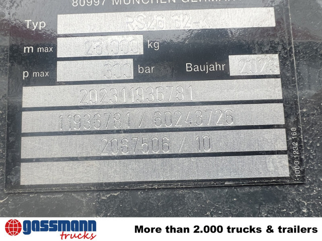 Mercedes-Benz Arocs 4142/48 8x4/4, Grounder, Meiller RS26 - شاحنة ذات خطاف: صورة 5 Mercedes-Benz Arocs 4142/48 8x4/4, Grounder, Meiller RS26 - شاحنة ذات خطاف: صورة 5