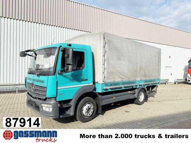 Mercedes-Benz Atego 1221 L 4x2 mit LBW BÄR - شاحنات مسطحة: صورة 1 Mercedes-Benz Atego 1221 L 4x2 mit LBW BÄR - شاحنات مسطحة: صورة 1