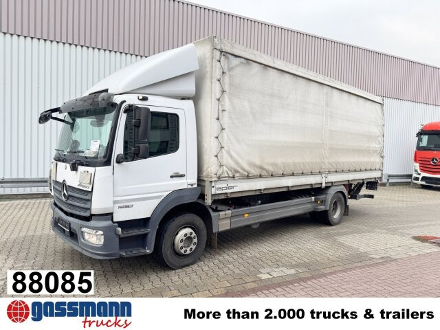 Mercedes-Benz Atego 1530 L 4x2 mit LBW Dhollandia - شاحنات مسطحة: صورة 1 Mercedes-Benz Atego 1530 L 4x2 mit LBW Dhollandia - شاحنات مسطحة: صورة 1