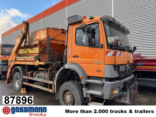Mercedes-Benz Atego 1828 4x4, Tele-Absetzer, - شاحنة نقل المخلفات: صورة 1 Mercedes-Benz Atego 1828 4x4, Tele-Absetzer, - شاحنة نقل المخلفات: صورة 1