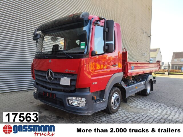 Mercedes-Benz Atego 818 K 4x2, Meiller-Kipper, 2 x AHK - شاحنة قلاب: صورة 1 Mercedes-Benz Atego 818 K 4x2, Meiller-Kipper, 2 x AHK - شاحنة قلاب: صورة 1