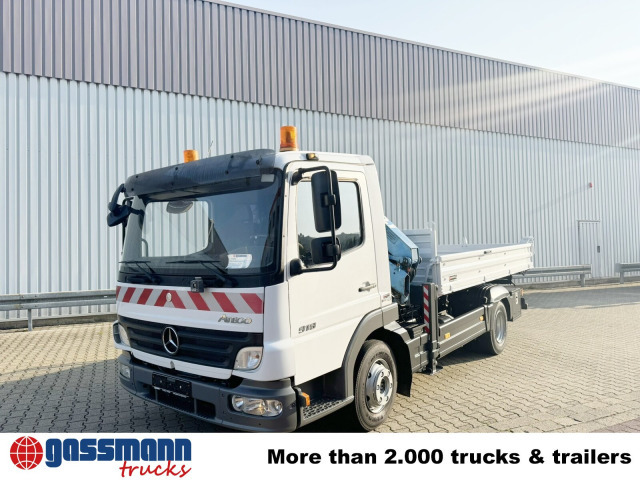 Mercedes-Benz Atego 818 K 4x2 mit Kran Atlas AK 50.1-A2 - شاحنة قلاب, شاحنة كرين: صورة 2 Mercedes-Benz Atego 818 K 4x2 mit Kran Atlas AK 50.1-A2 - شاحنة قلاب, شاحنة كرين: صورة 2