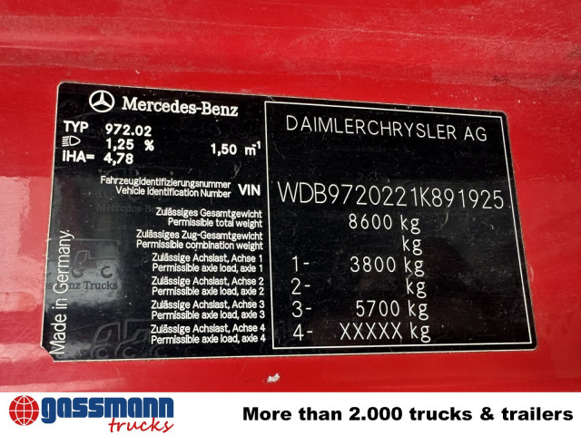 Mercedes-Benz Atego 818 K 4x2 mit Kran Palfinger PK 6500, 2x - شاحنة قلاب, شاحنة كرين: صورة 5 Mercedes-Benz Atego 818 K 4x2 mit Kran Palfinger PK 6500, 2x - شاحنة قلاب, شاحنة كرين: صورة 5