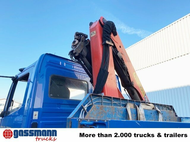 Mercedes-Benz Axor 1828 L 4x2 mit Kran Palfinger PK 9501, Funk - شاحنات مسطحة, شاحنة كرين: صورة 2 Mercedes-Benz Axor 1828 L 4x2 mit Kran Palfinger PK 9501, Funk - شاحنات مسطحة, شاحنة كرين: صورة 2