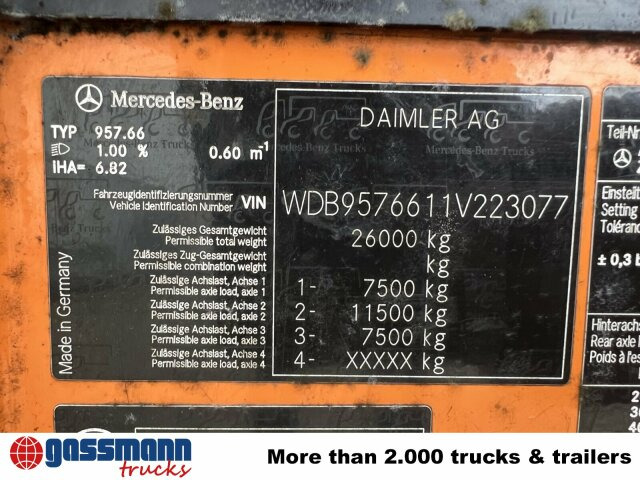 شاحنة النفايات لنقل القمامة Mercedes-Benz Econic 2629 LL 6x2/4 NLA, EEV, Lenkachse, Haller: صورة 7