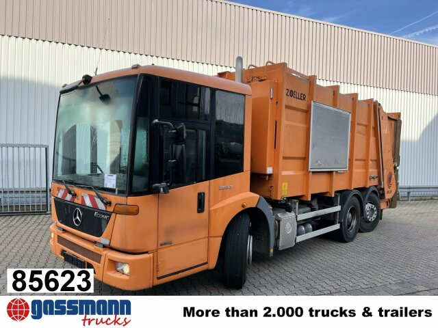 Mercedes-Benz Econic 2633 L 6x2/4 NLA, Lenkachse, Zöller - شاحنة النفايات: صورة 1 Mercedes-Benz Econic 2633 L 6x2/4 NLA, Lenkachse, Zöller - شاحنة النفايات: صورة 1