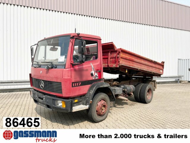 Mercedes-Benz LK 1117 K 4x2, 6-Zylinder Motor, 2x AHK - شاحنة قلاب: صورة 1 Mercedes-Benz LK 1117 K 4x2, 6-Zylinder Motor, 2x AHK - شاحنة قلاب: صورة 1