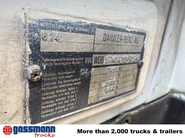 Mercedes-Benz LK 814 4x2, 6-Zylinder, City-Abroller - شاحنة ذات خطاف: صورة 3 Mercedes-Benz LK 814 4x2, 6-Zylinder, City-Abroller - شاحنة ذات خطاف: صورة 3
