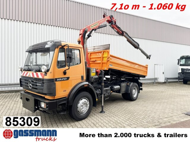 Mercedes-Benz SK II 1820/24 K 4x2, Winterdienstaustattung, - شاحنة قلاب, شاحنة كرين: صورة 1 Mercedes-Benz SK II 1820/24 K 4x2, Winterdienstaustattung, - شاحنة قلاب, شاحنة كرين: صورة 1