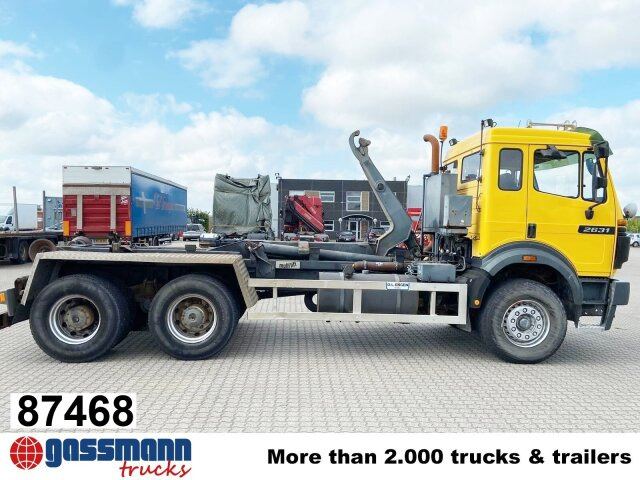 Mercedes-Benz SK II 2631 6x4, Winterdienstausstattung - شاحنة ذات خطاف: صورة 1 Mercedes-Benz SK II 2631 6x4, Winterdienstausstattung - شاحنة ذات خطاف: صورة 1