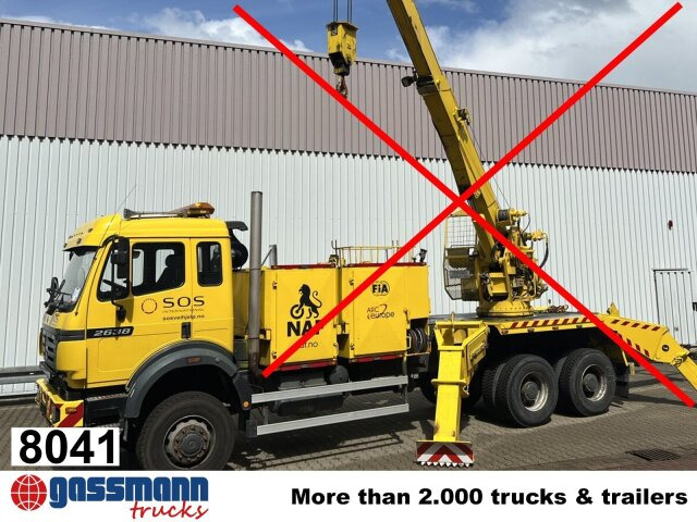 Mercedes-Benz SK II 2638/44 A 6x6, V8, Retarder - شاحنة هيكل كابينة: صورة 1 Mercedes-Benz SK II 2638/44 A 6x6, V8, Retarder - شاحنة هيكل كابينة: صورة 1