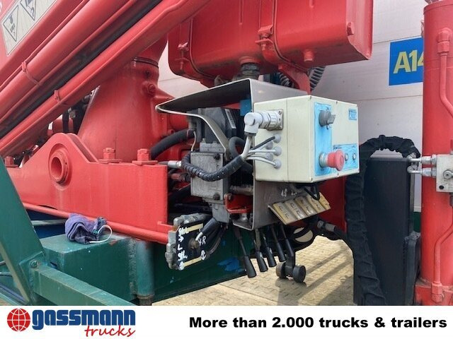 SCHELLING 504 H 22 mit Kran Ferrari 708, 7m/t - نصف مقطورة مسطحة: صورة 3 SCHELLING 504 H 22 mit Kran Ferrari 708, 7m/t - نصف مقطورة مسطحة: صورة 3
