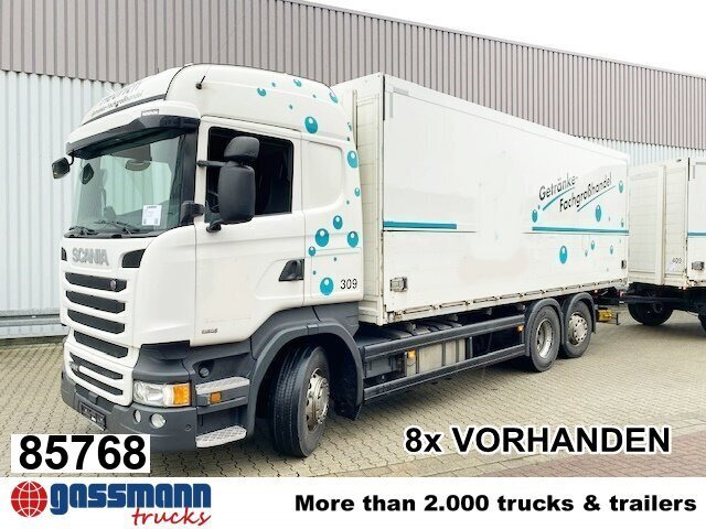 Scania R450 LB 6x2-4 Getränkekoffer, Retarder, - شاحنة مقفلة: صورة 1 Scania R450 LB 6x2-4 Getränkekoffer, Retarder, - شاحنة مقفلة: صورة 1