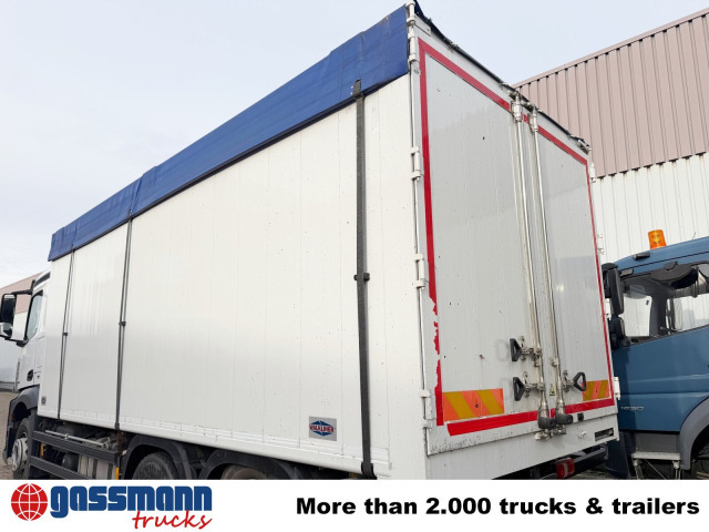 Schubbodenaufbau mit Plane ca 29m³, Funk - شاحنة مقفلة: صورة 2 Schubbodenaufbau mit Plane ca 29m³, Funk - شاحنة مقفلة: صورة 2