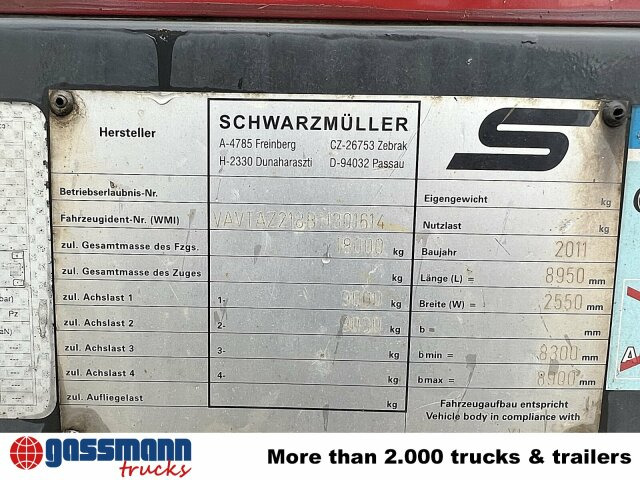 Schwarzmüller AZ 18 - مقطورات مسطحة: صورة 3 Schwarzmüller AZ 18 - مقطورات مسطحة: صورة 3