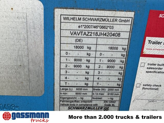 Schwarzmüller T-Serie, TOP-Zustand - مقطورات مسطحة: صورة 3 Schwarzmüller T-Serie, TOP-Zustand - مقطورات مسطحة: صورة 3