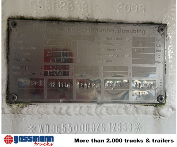 TAL-A-ZE 44,0, 43.500l, 4 Kammern, - نصف مقطورة صهريج: صورة 3 TAL-A-ZE 44,0, 43.500l, 4 Kammern, - نصف مقطورة صهريج: صورة 3