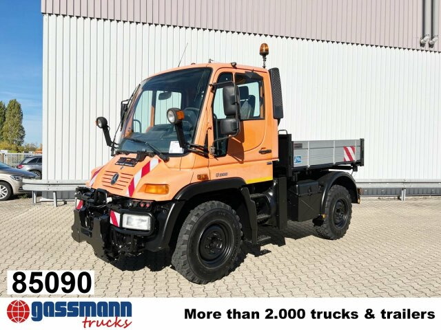 Unimog U 300 4x4, Kipper, Kommunalhydraulik, - شاحنات مسطحة, آلية المنفعة/ مركبة خاصة: صورة 1 Unimog U 300 4x4, Kipper, Kommunalhydraulik, - شاحنات مسطحة, آلية المنفعة/ مركبة خاصة: صورة 1