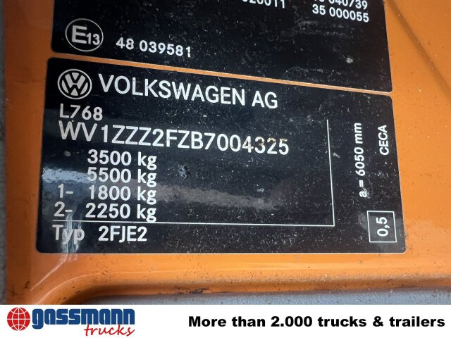 Volkswagen Crafter 2.5 TDI 4x2 Doka, Meiller Kipper - شاحنة قلاب: صورة 2 Volkswagen Crafter 2.5 TDI 4x2 Doka, Meiller Kipper - شاحنة قلاب: صورة 2