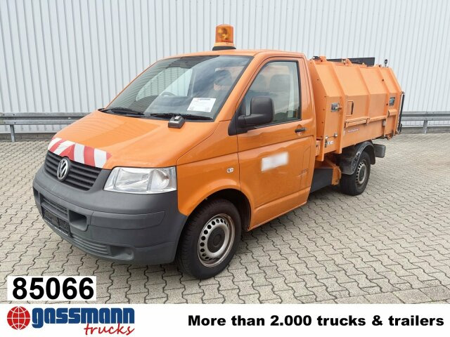 Volkswagen T5 1.9 TDI 4x2, Hagemann Müllpreßaufbau ca. - شاحنة النفايات: صورة 1 Volkswagen T5 1.9 TDI 4x2, Hagemann Müllpreßaufbau ca. - شاحنة النفايات: صورة 1