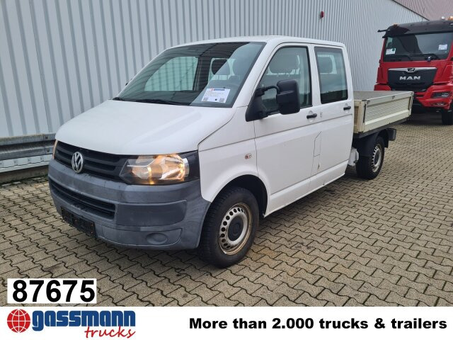 Volkswagen T5 Doka 4x2, 2.0 ltr. TDI Pritsche - شاحنة مفتوحة, الشاحنات الصغيرة كابينة مزدوجة: صورة 1 Volkswagen T5 Doka 4x2, 2.0 ltr. TDI Pritsche - شاحنة مفتوحة, الشاحنات الصغيرة كابينة مزدوجة: صورة 1