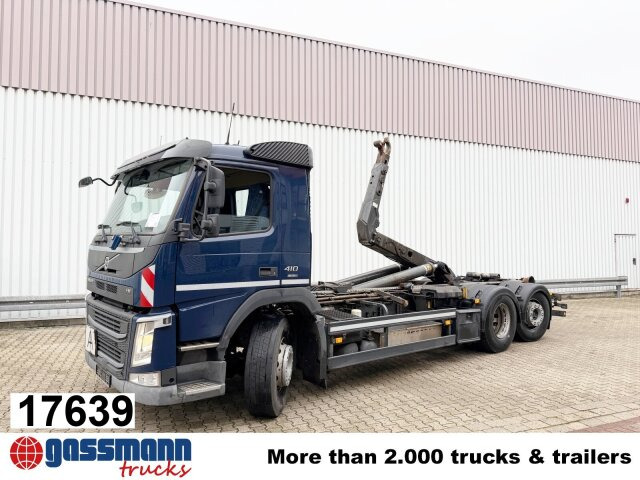Volvo FM 410 6x2, Lenk-/Liftachse, Motorabtrieb - شاحنة ذات خطاف: صورة 1 Volvo FM 410 6x2, Lenk-/Liftachse, Motorabtrieb - شاحنة ذات خطاف: صورة 1