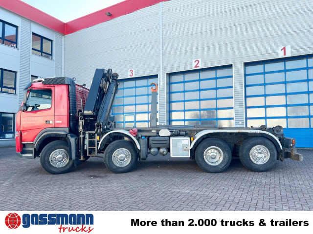 Volvo FM 460 8x2-6, Lenk-/Liftachse, Kran HMF 2020-K4, - شاحنة ذات خطاف, شاحنة كرين: صورة 3 Volvo FM 460 8x2-6, Lenk-/Liftachse, Kran HMF 2020-K4, - شاحنة ذات خطاف, شاحنة كرين: صورة 3