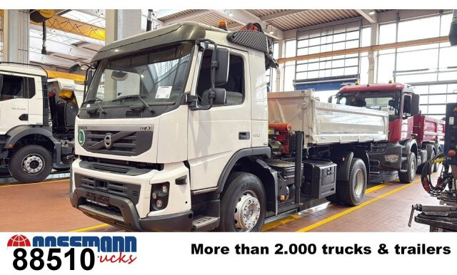 Volvo FMX 410 4x2 mit Kran Palfinger PK12000 - شاحنة قلاب, شاحنة كرين: صورة 1 Volvo FMX 410 4x2 mit Kran Palfinger PK12000 - شاحنة قلاب, شاحنة كرين: صورة 1