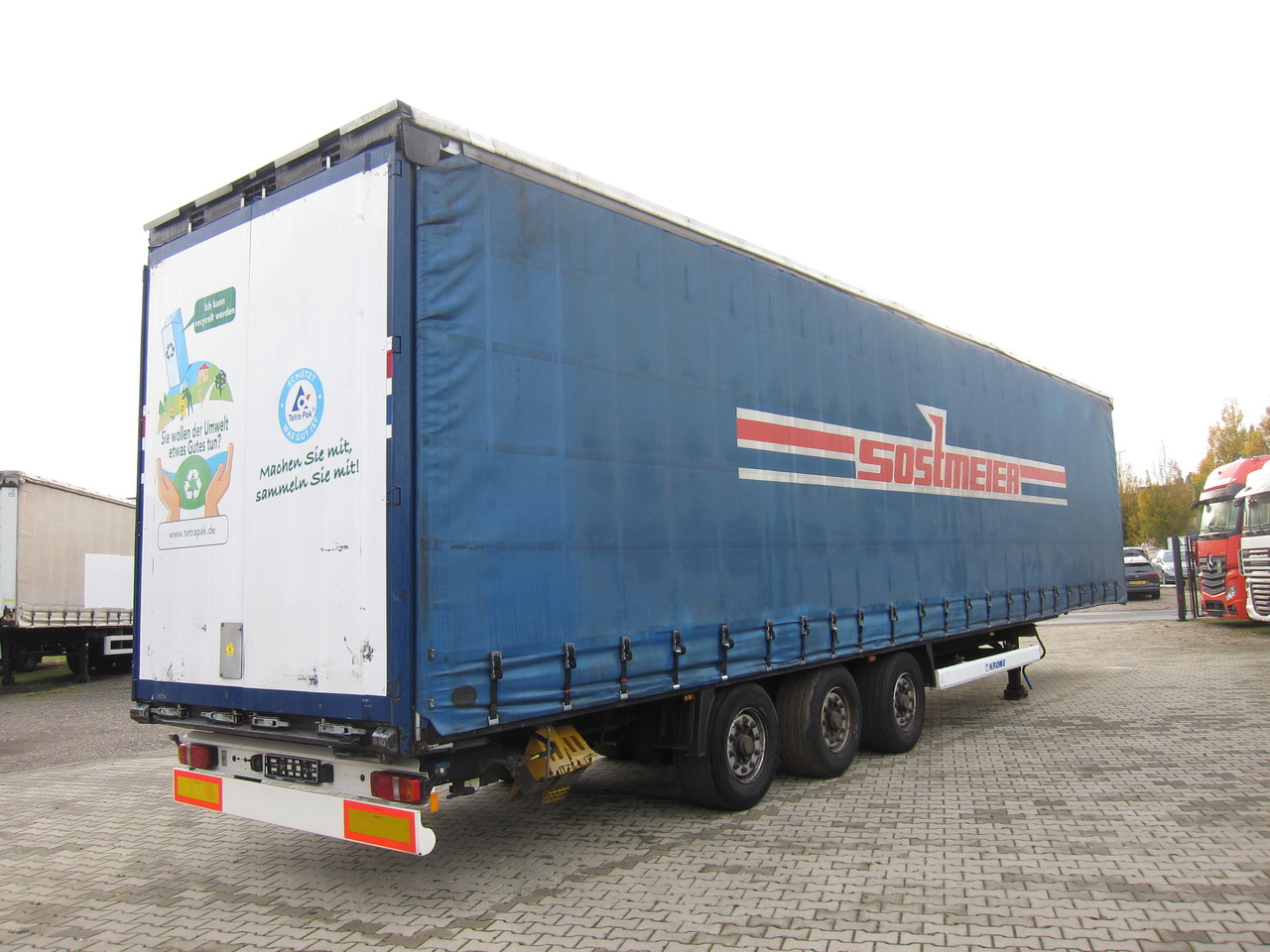 KRONE SD MegaLiner Liftaxle BPW Disc - مقطورة ستارة جانبية: صورة 3 KRONE SD MegaLiner Liftaxle BPW Disc - مقطورة ستارة جانبية: صورة 3