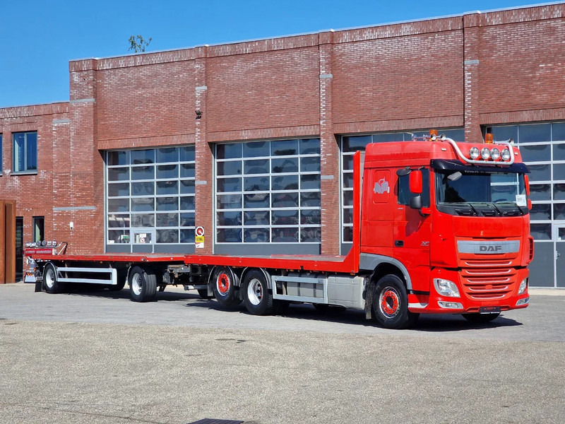 DAF XF 410 6x2 SpaceCab - Flatbed - Euro 6 + 2 axle trailer BPW - شاحنات مسطحة: صورة 1 DAF XF 410 6x2 SpaceCab - Flatbed - Euro 6 + 2 axle trailer BPW - شاحنات مسطحة: صورة 1